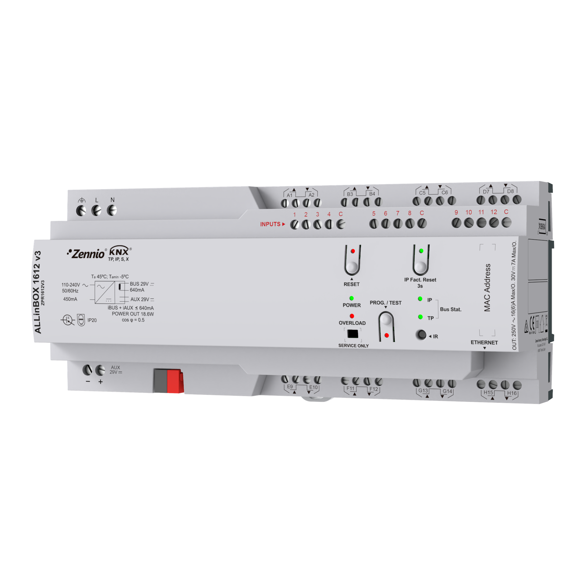 Zennio ZPR1612V3
