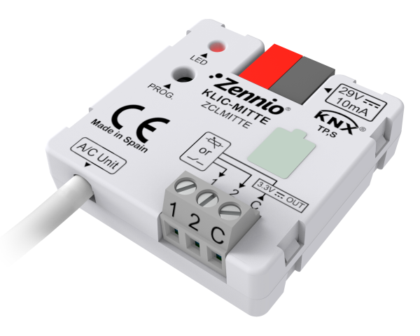 Zennio KLIC-MITTE. Passerelle Mitsubishi Ecodan-KNX