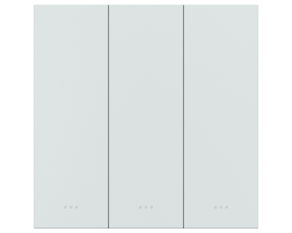 Akubela White color 3 gang Key Switch