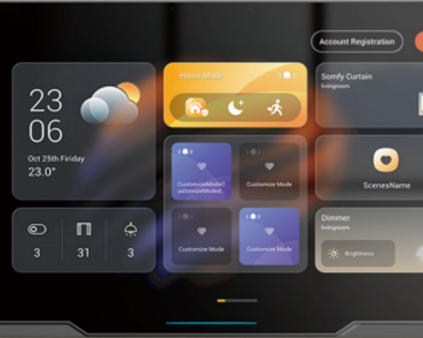 Akubela Hypanel - 10.36 inch touchscreen with metal frame