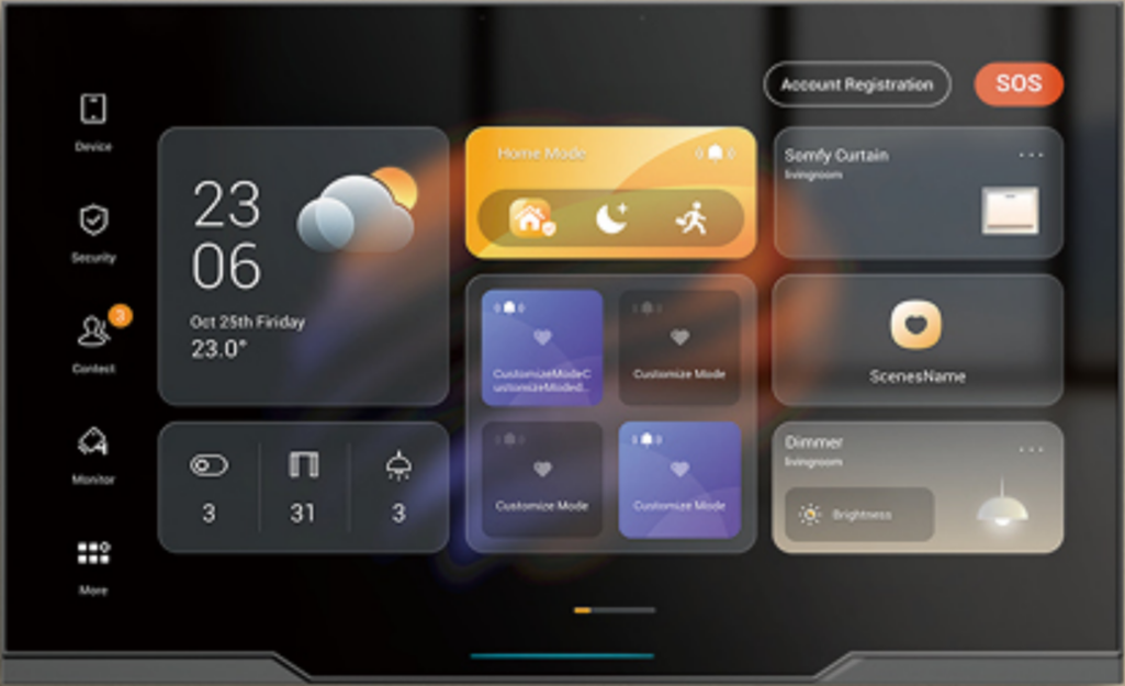 Akubela Hypanel - 10.36 inch touchscreen with metal frame
