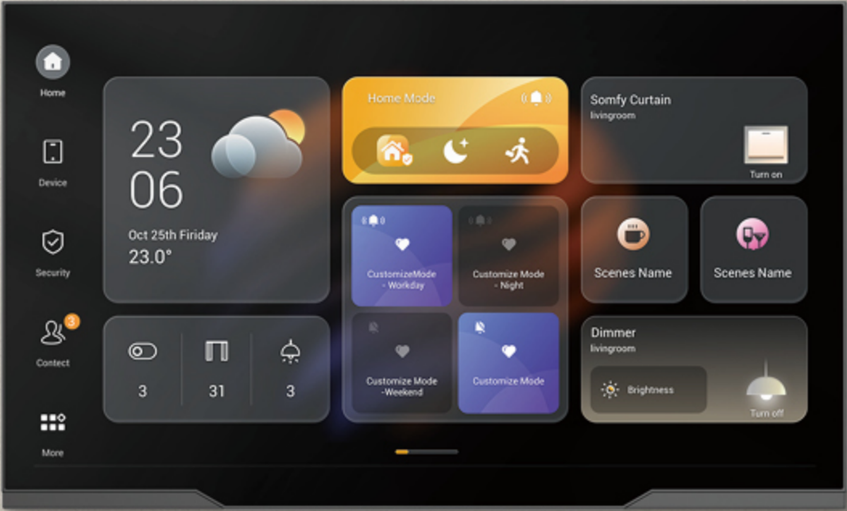 Akubela Hypanel - 12.35 inch touchscreen with metal frame