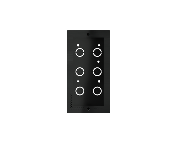 Ekinex Frame for Dico flush mounting (120x230) Metal Black