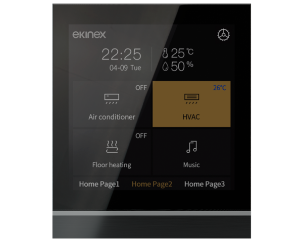 Ekinex Touch&Control Room controller 4" with advanced function