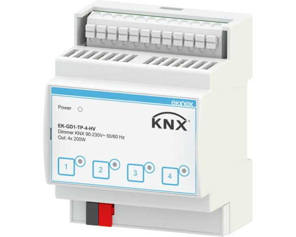 Ekinex Dimmer KNX 90-230V~50/60Hz 4 channels