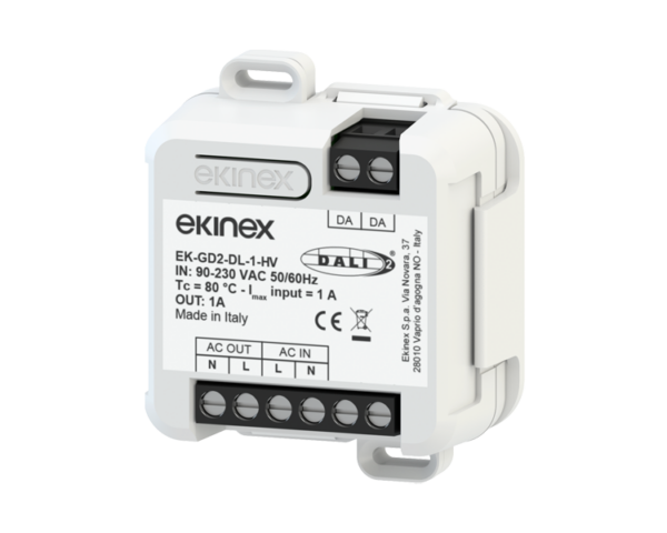 Ekinex DALI dimmer 90-230V AC 50/60Hz