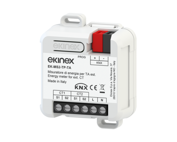 Ekinex Single-phase secondary energy meter for external CT