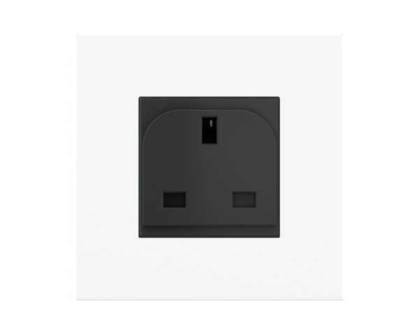 Ekinex Square magnetic plate (45x45 mm window) Proxima series Metal Champagne