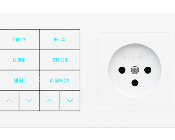 Ekinex Power Socket israel standard, 55x55 mm