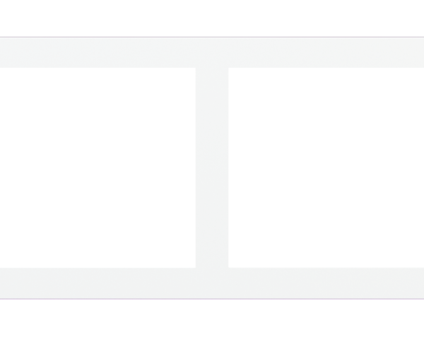 Ekinex Rectangular Plate Surface (71/20Venti) (98x168) 2 windows (45x45)+(60x60) Fenix NTM Grey Bromine