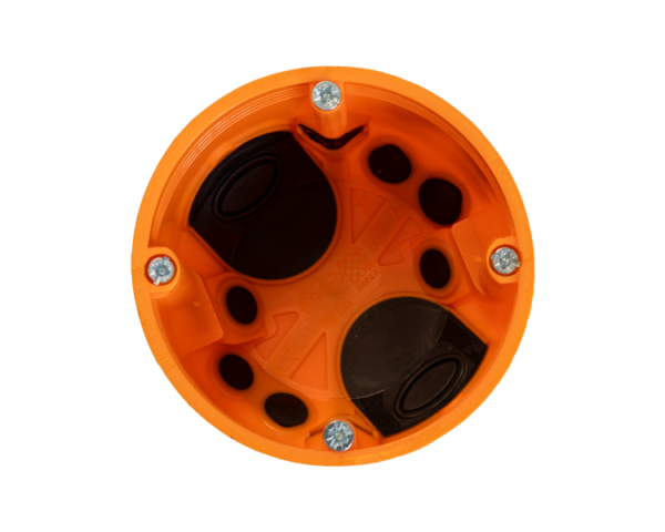 Ekinex Round flush-mounting box suitable for movable walls with a thickness from 7 to 40 mm (Kaiser 9264-22 model)