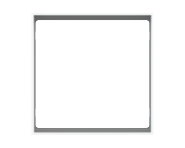 Ekinex kit 1 rocker 71 serie horizontal rectangular (60X15) with symbols Pure white Plastic