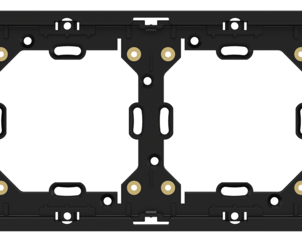 Ekinex 2-fold adapter for mounting of a Surface on plasterboard