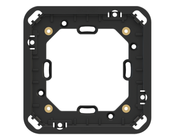 Ekinex Square adapter for mounting of a Surface on plasterboard