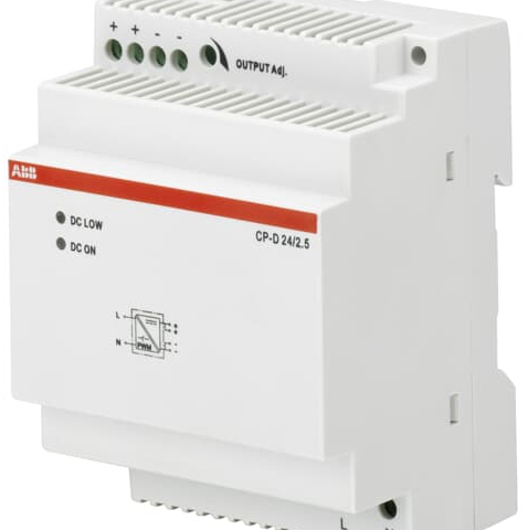 ABB CP-D24/2.5 Power Supply, 24 V DC, 2.5 A, MDRC