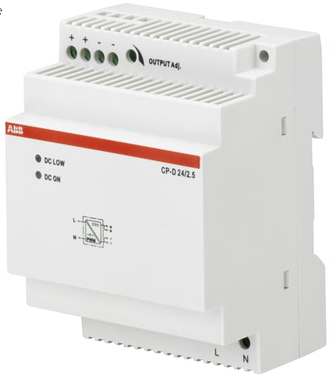 ABB CP-D24/2.5 Power Supply, 24 V DC, 2.5 A, MDRC