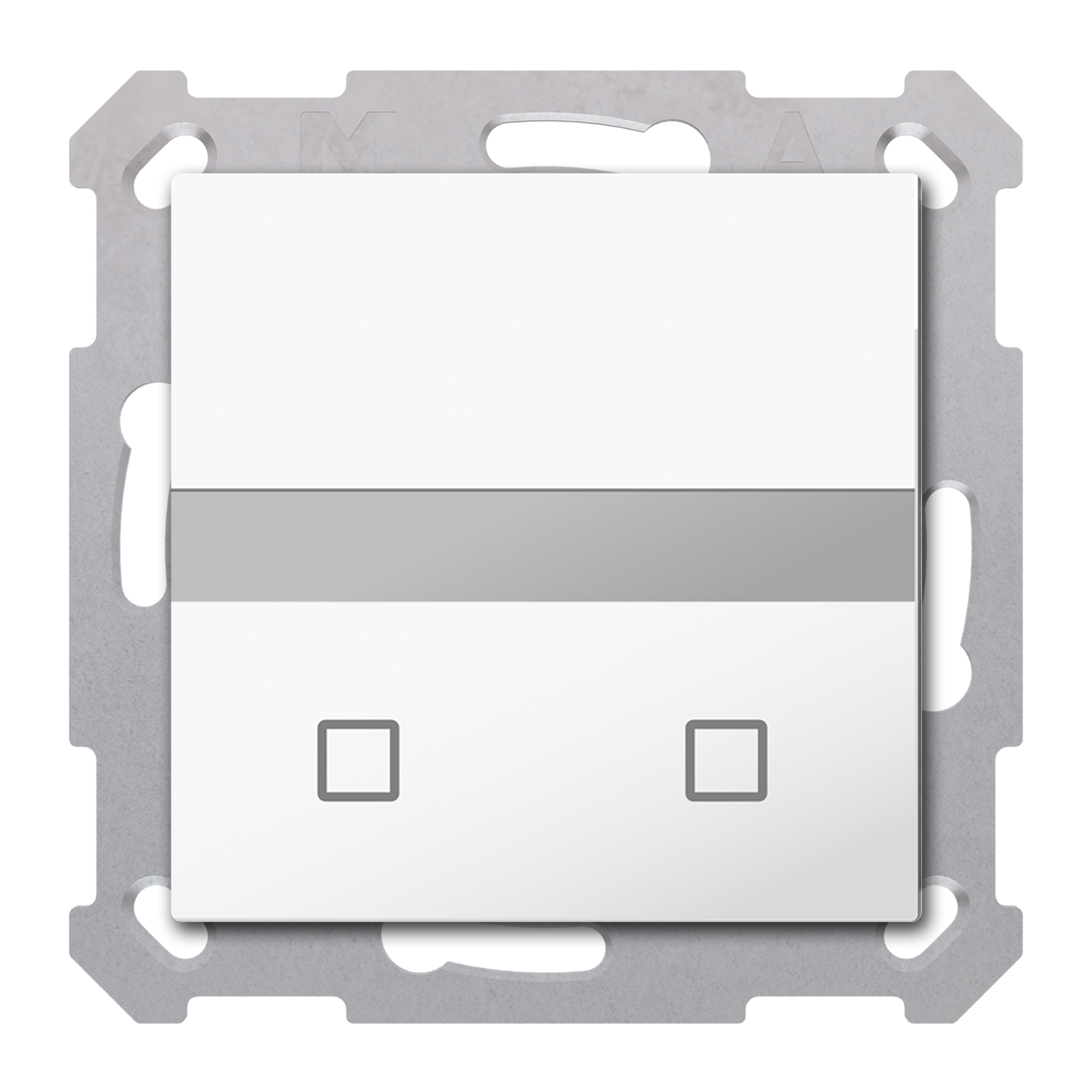 MDT Détecteur de mouvements/interrupteur automatique TS 55 KNX, blanc pur brillant