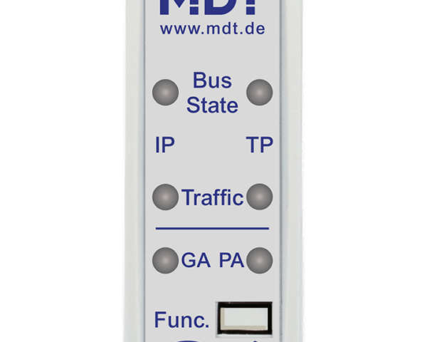 MDT Routeur IP KNX avec IP Secure et Data Secure, 2 modules. Mail et serveur horaire