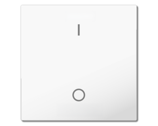 MDT Bascule MDT pour bouton-poussoir Light 55 Basic, 1 paire KNX, blanc, commutation