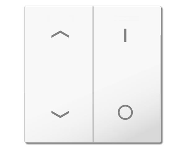 MDT Bascule MDT pour bouton-poussoir Light 55 Basic, 2p KNX blanc, store_commutation