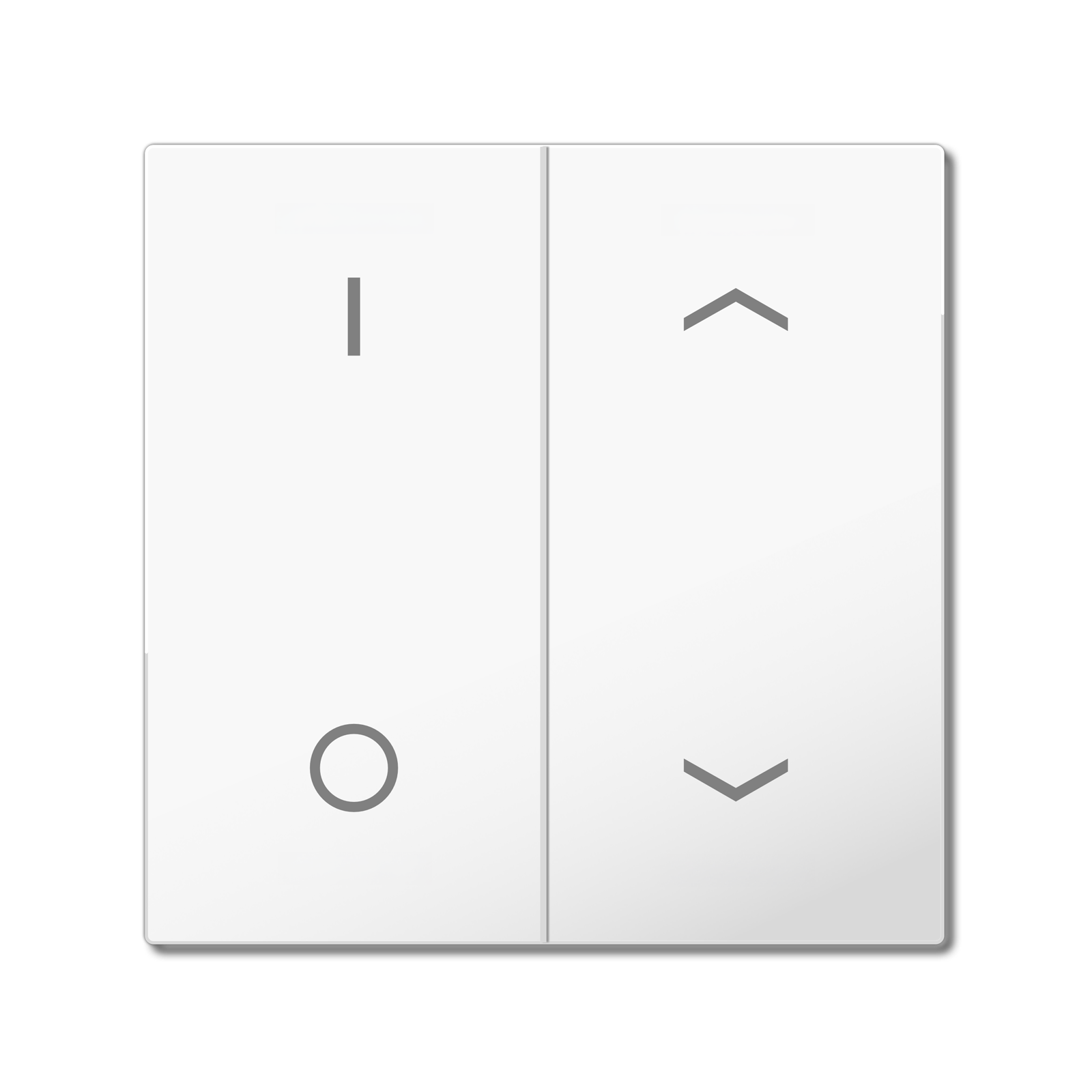 MDT Bascule MDT pour bouton-poussoir Light 55 Basic, 2p KNX blanc, commutation_store