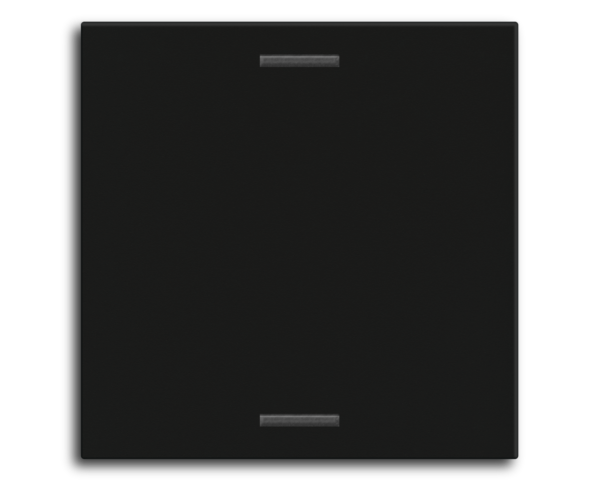 MDT Bascule MDT pour bouton-poussoir Light 55, 1 paire KNX, noir mat, neutre.