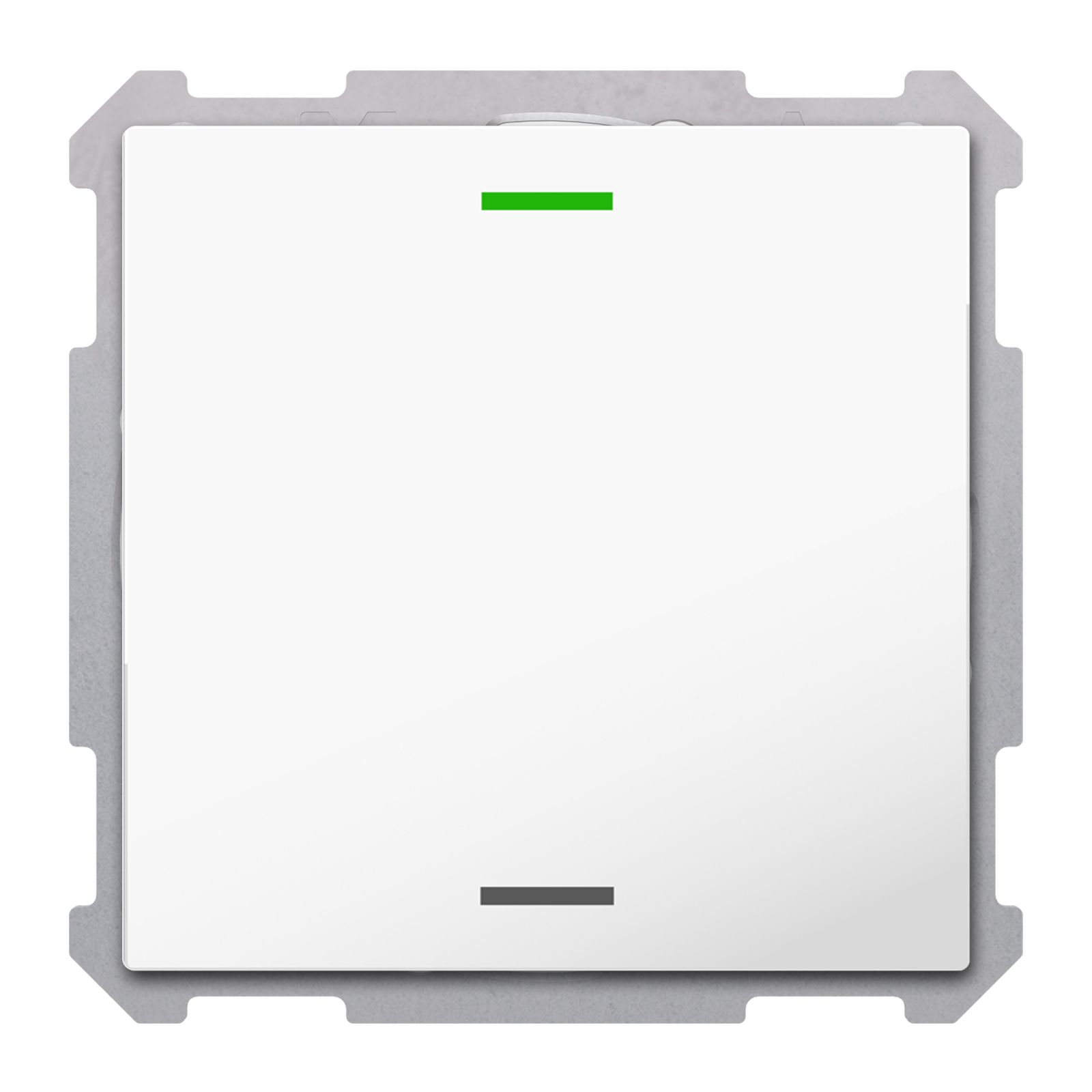 MDT Bouton-poussoir Light 63, 1 paire KNX, RGBW, blanc studio brillant, neutre.