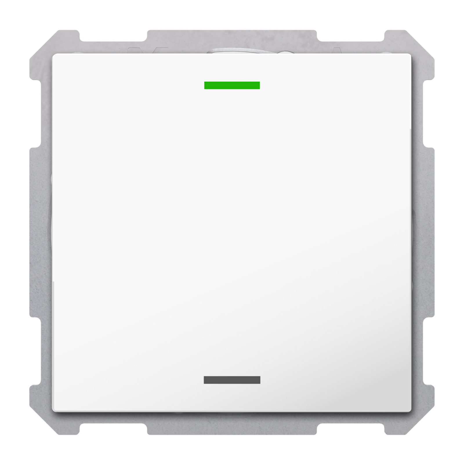 MDT Bouton-poussoir Light 63, 1 paire KNX, RGBW, sonde de température, blanc, neutre