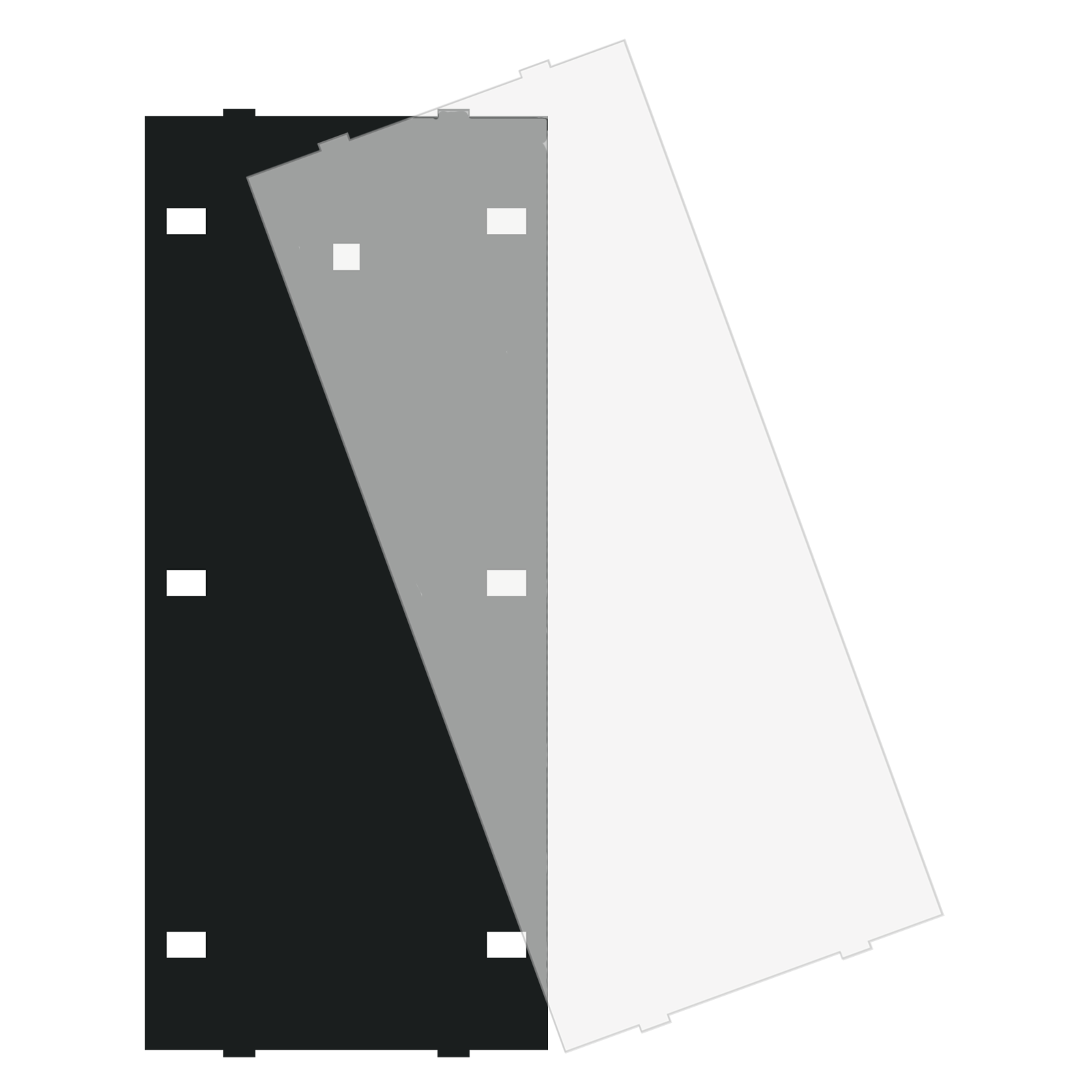MDT Cache MDT pour étiquette pour BE-TA55x6.x2, noir