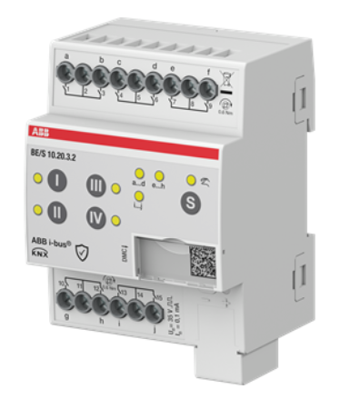 ABB Module KNX 10 Entrées Contacts secs, à commande manuelle, KNX Secure