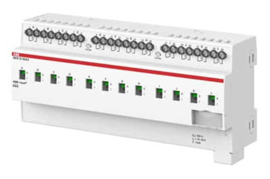 ABB Actionneur KNX 12x16A+Mesure énergétique intégrée (Energie,Intensité,Puissance)