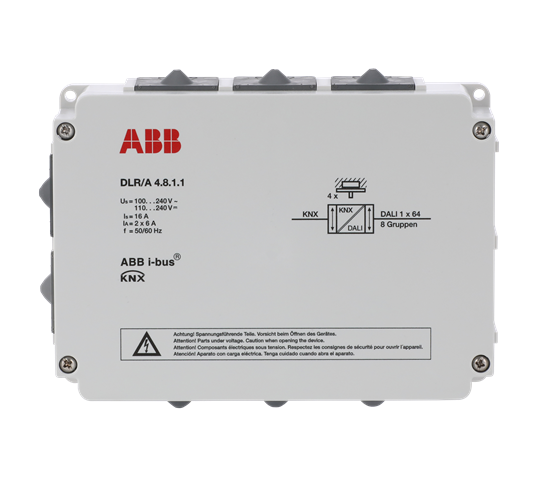 ABB Module Régulation d'Éclairage Dali, 4 Voies, Ms