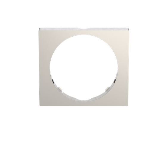 ABB Cadre de finition carré universel Watchdog PRO, couleur inox