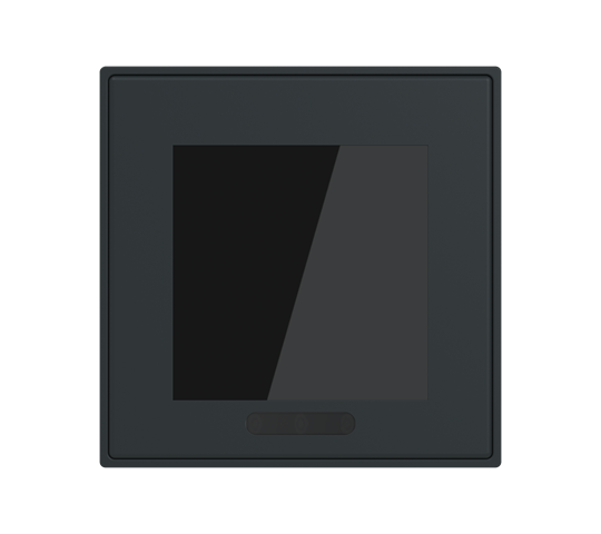 ABB Ecran tactile 70x70 KNX Secure Trevion 2,4' noir, dalle IPS,compatible free@home