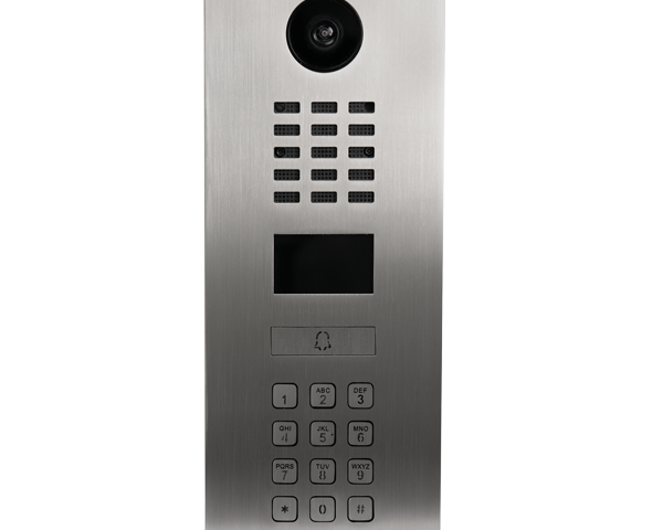 Doorbird D2201KV Interphone Vidéo IP, Acier inoxydable V4A (résistant à l´eau salée), brossé