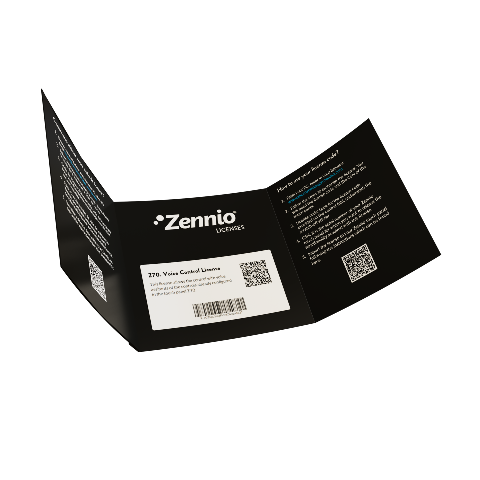 Zennio ZenVoice. Licence de contrôle vocal pour Z50, Z70