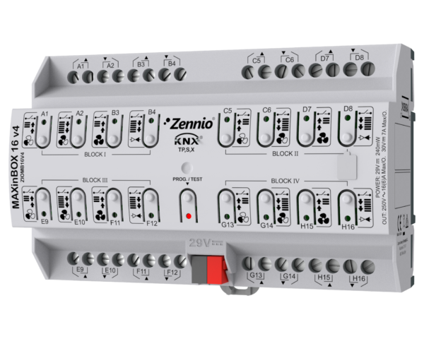 Zennio MAXinBOX 16 v4. Actionneur multifonction KNX avec KNX