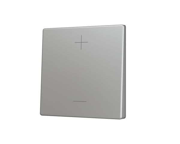 Zennio ZS55. Cache pour bouton poussoir Soft KNX simple 55 x