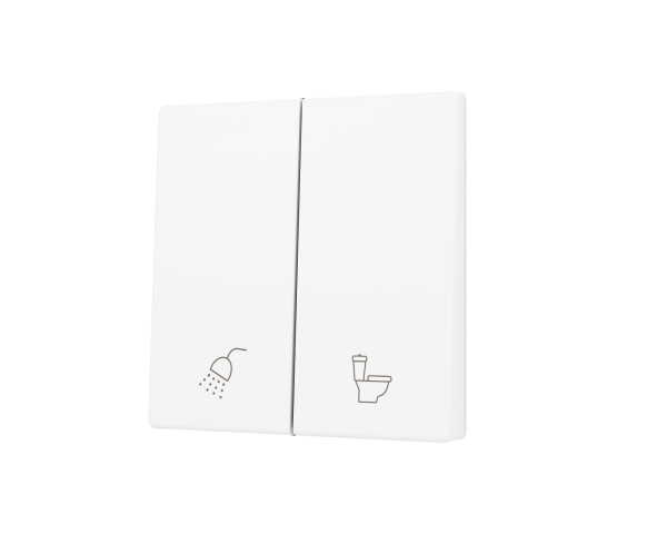 Zennio ZS55. Cache pour bouton poussoir Soft KNX double 55 x