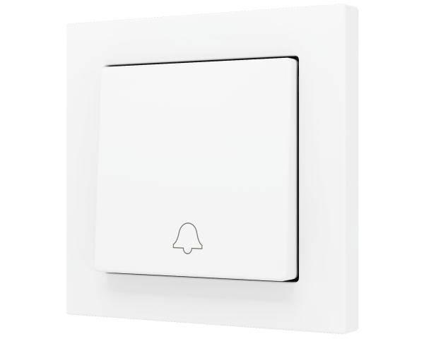 Zennio ZS55. Bouton poussoir Soft simple pour 1 entrée
