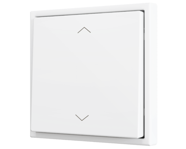 Zennio ZS70. Bouton poussoir "Soft" simple pour 2 entrées