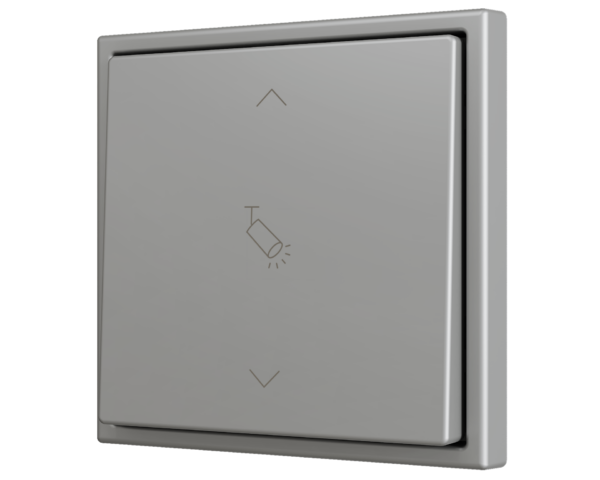 Zennio ZS70. Bouton poussoir "Soft" simple pour 2 entrées