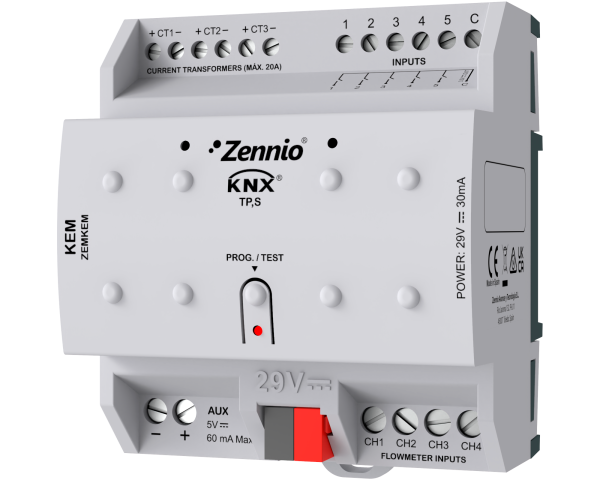 Zennio KEM. Superviseur d'énergie KNX
