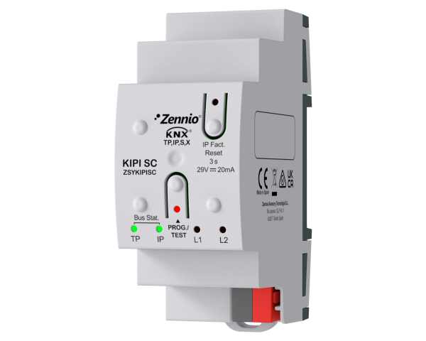 Zennio KIPI SC. Interface KNX-IP de Zennio.  KNX Secure