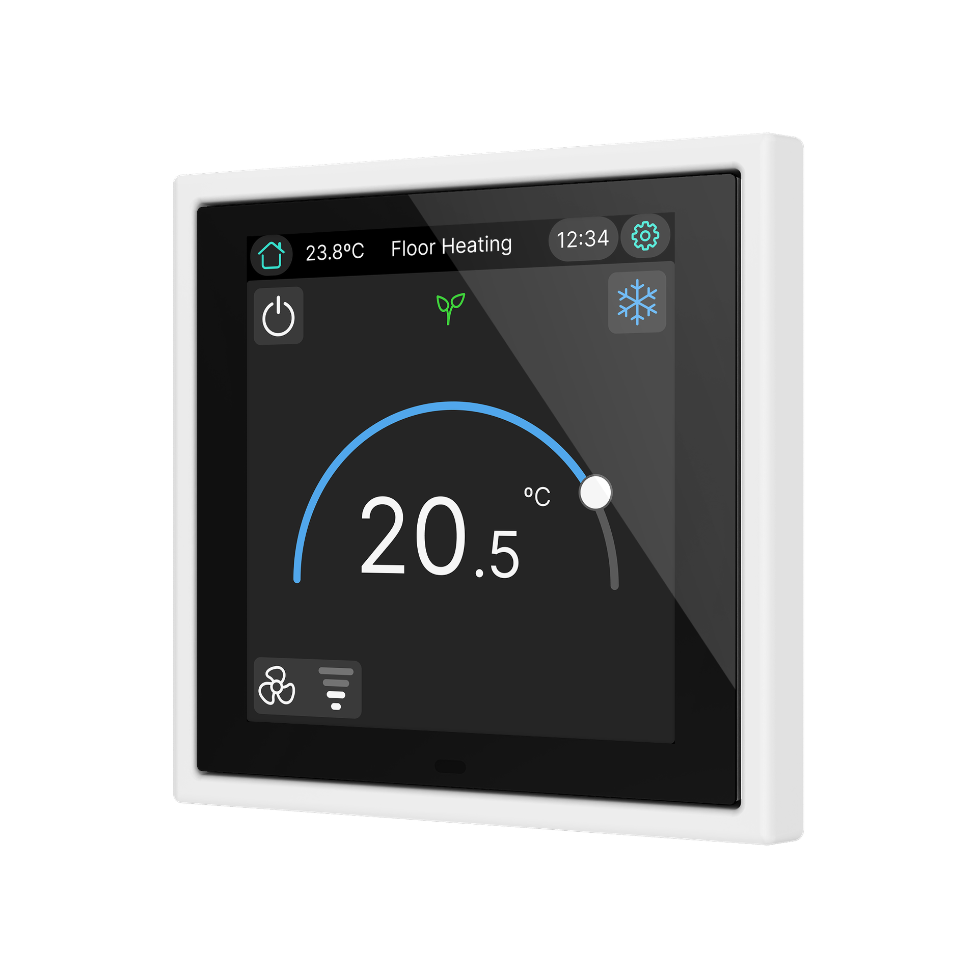 Zennio CX33. Écran tactile capacitif KNX de 3,3"