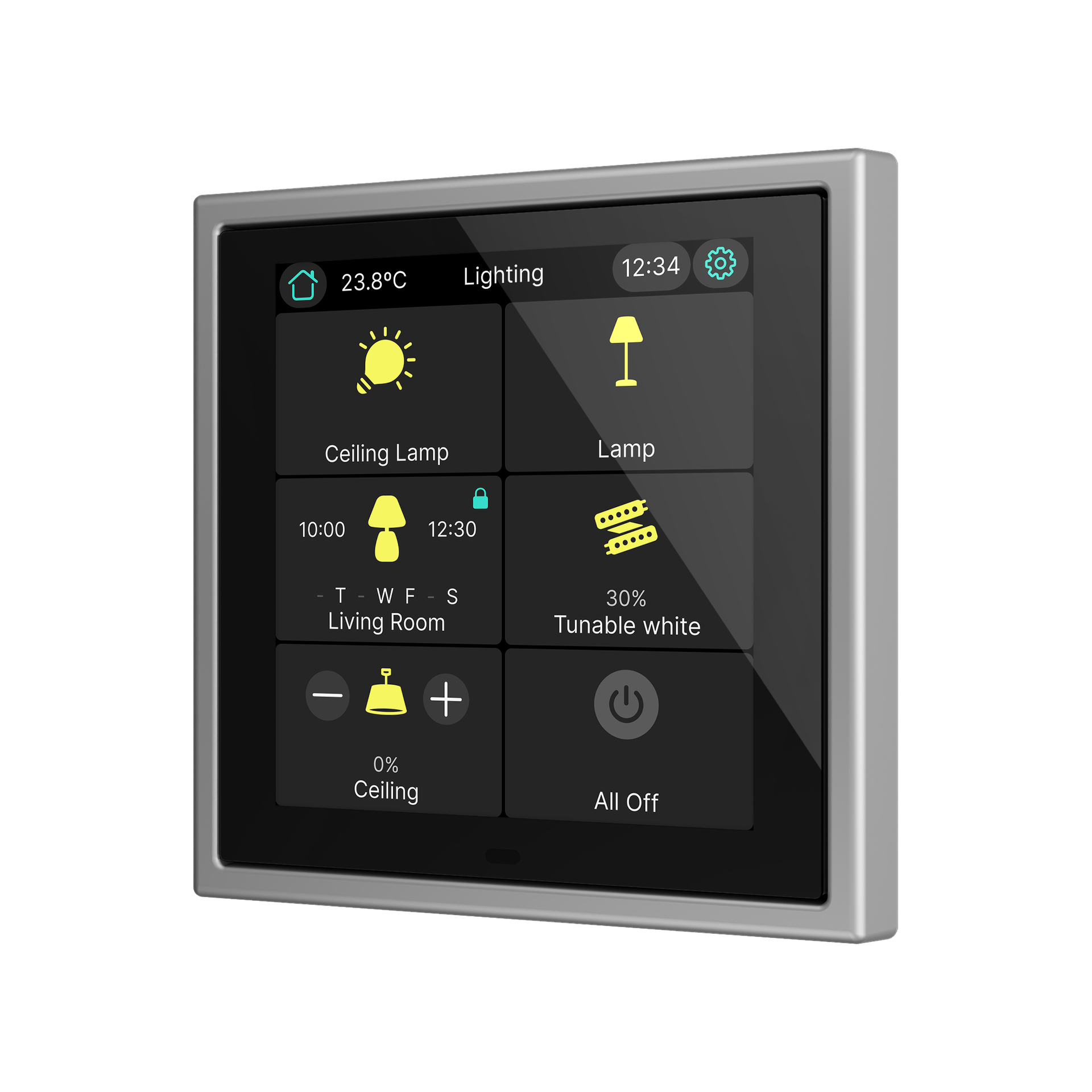Zennio CX33. Écran tactile capacitif KNX de 3,3" – Image 4